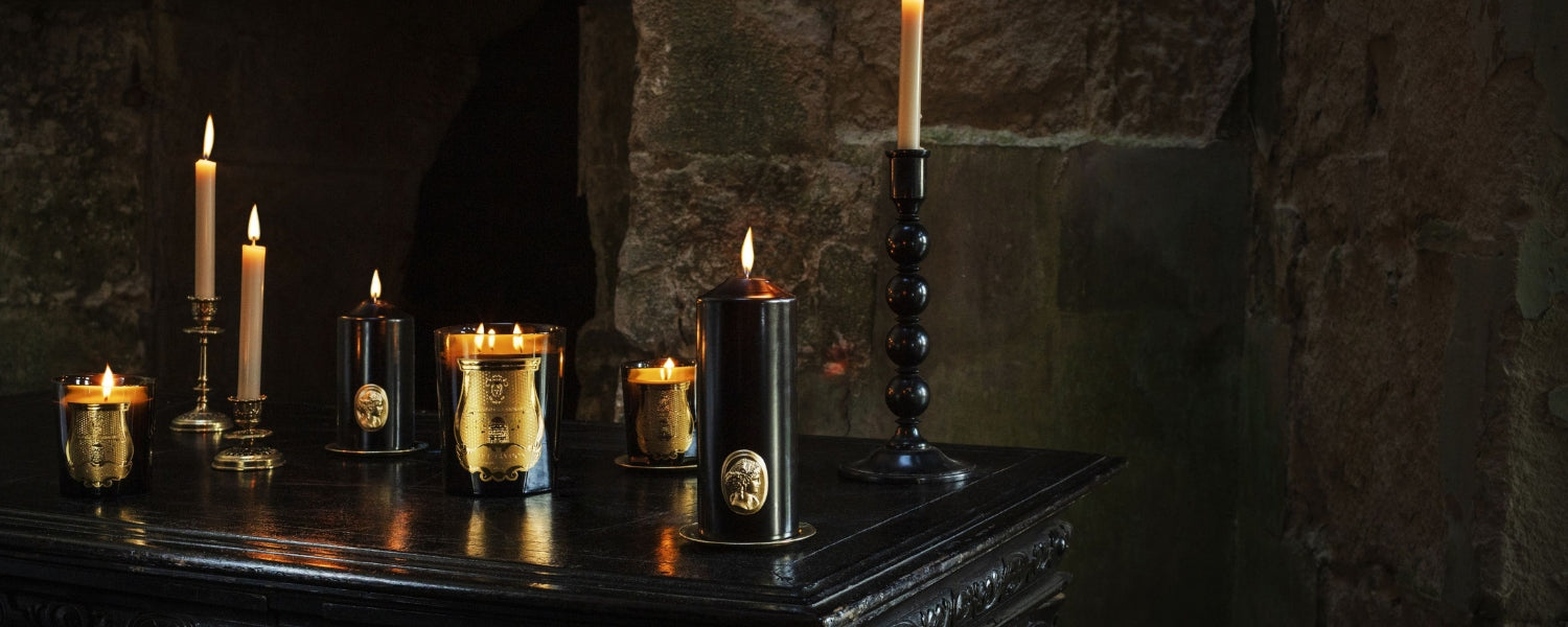 Trudon Candles on dark background